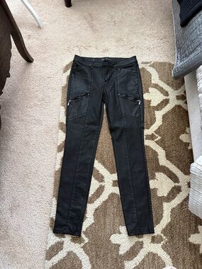 White House Black Market Black Skinny Cargo Jeans - Women's